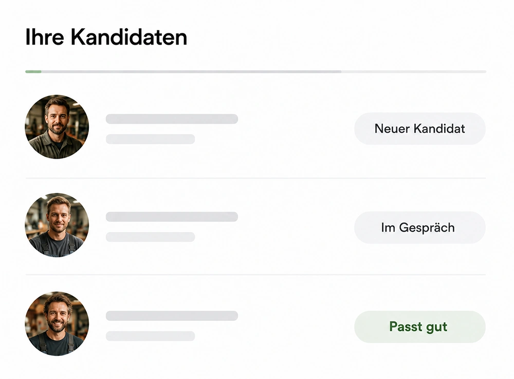 KarriereGrün Kandidatenfinder Fachkräfte finden für Handwerksbetriebe