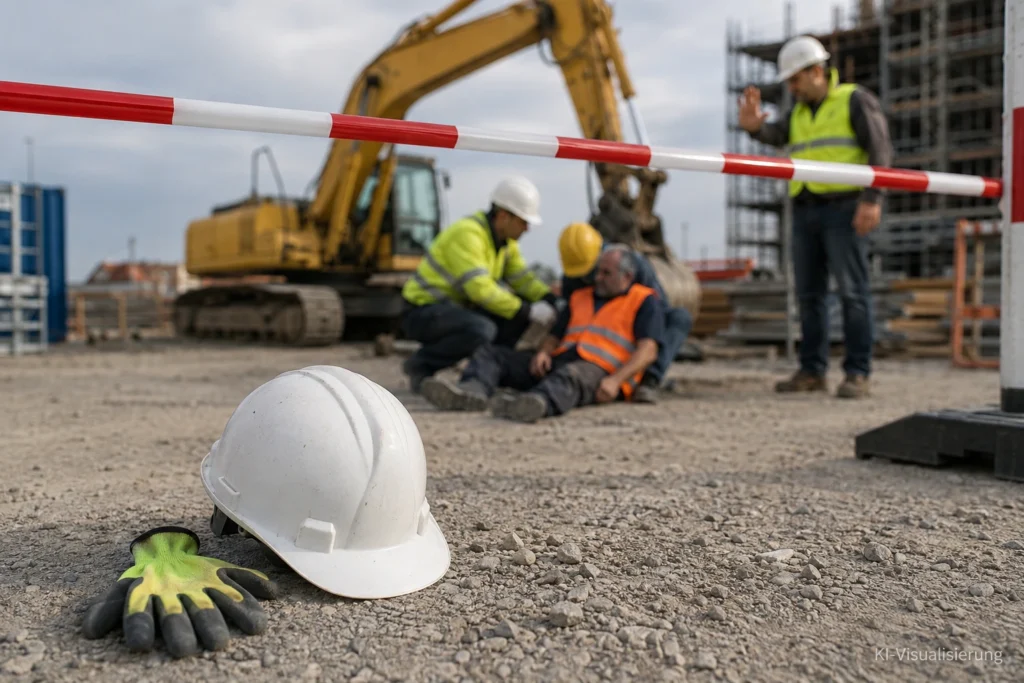Arbeitsunfall was tun: Die richtigen Schritte auf der Baustelle