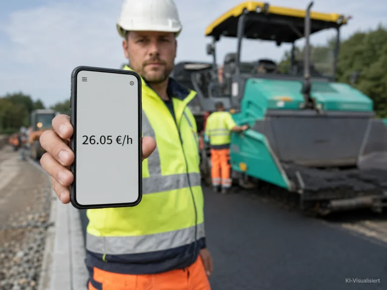 Straßenbauer Gehalt 2026: Was du auf der Baustelle wirklich verdienen kannst