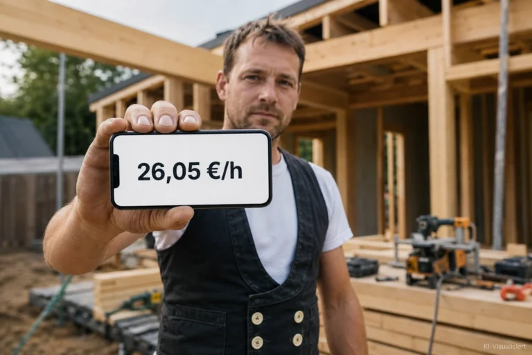 Zimmerer Gehalt 2026: Was im Handwerk wirklich gezahlt wird
