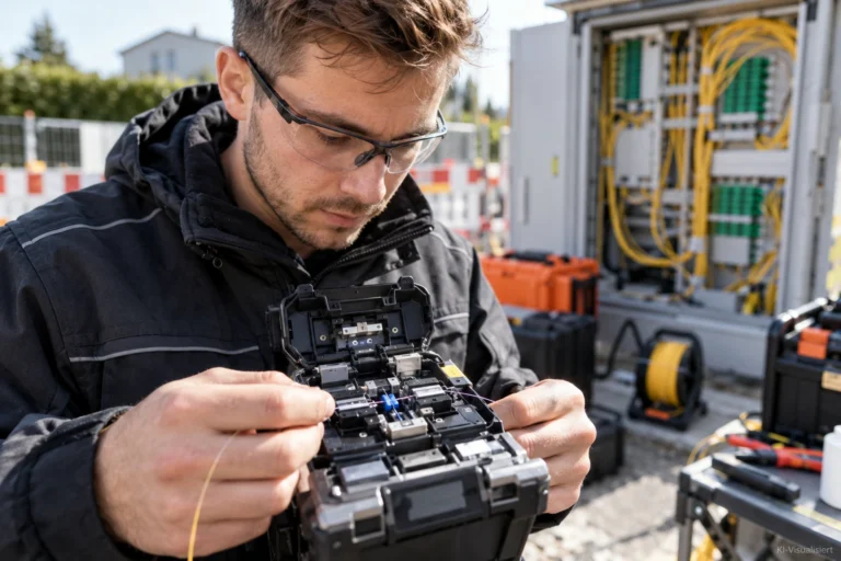 Quereinstieg Glasfasermonteur: Was realistisch geht und was nicht